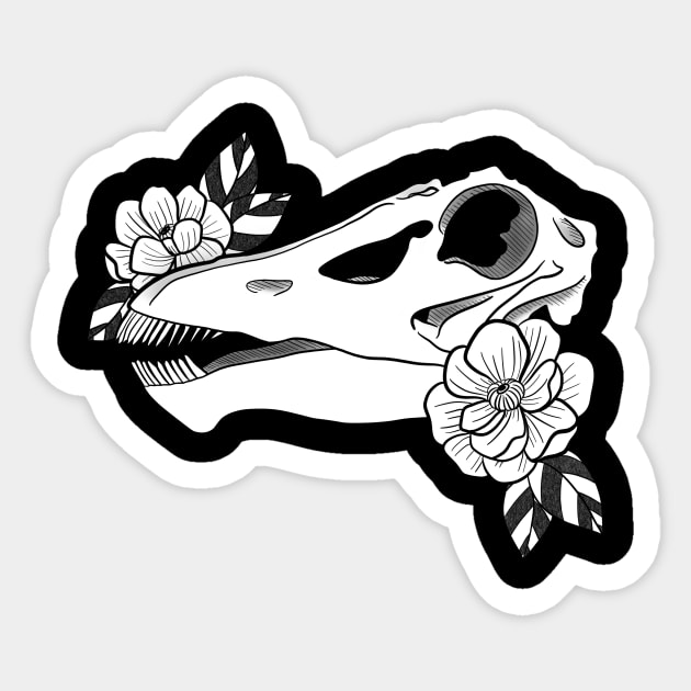 Diplodocus Tattoo Style Sticker by SoulasaurusRex